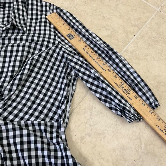 Sequin Hearts Rodeo Western Dress Jr. Size 13 Boho Front twist button gingham - Picture 8 of 12